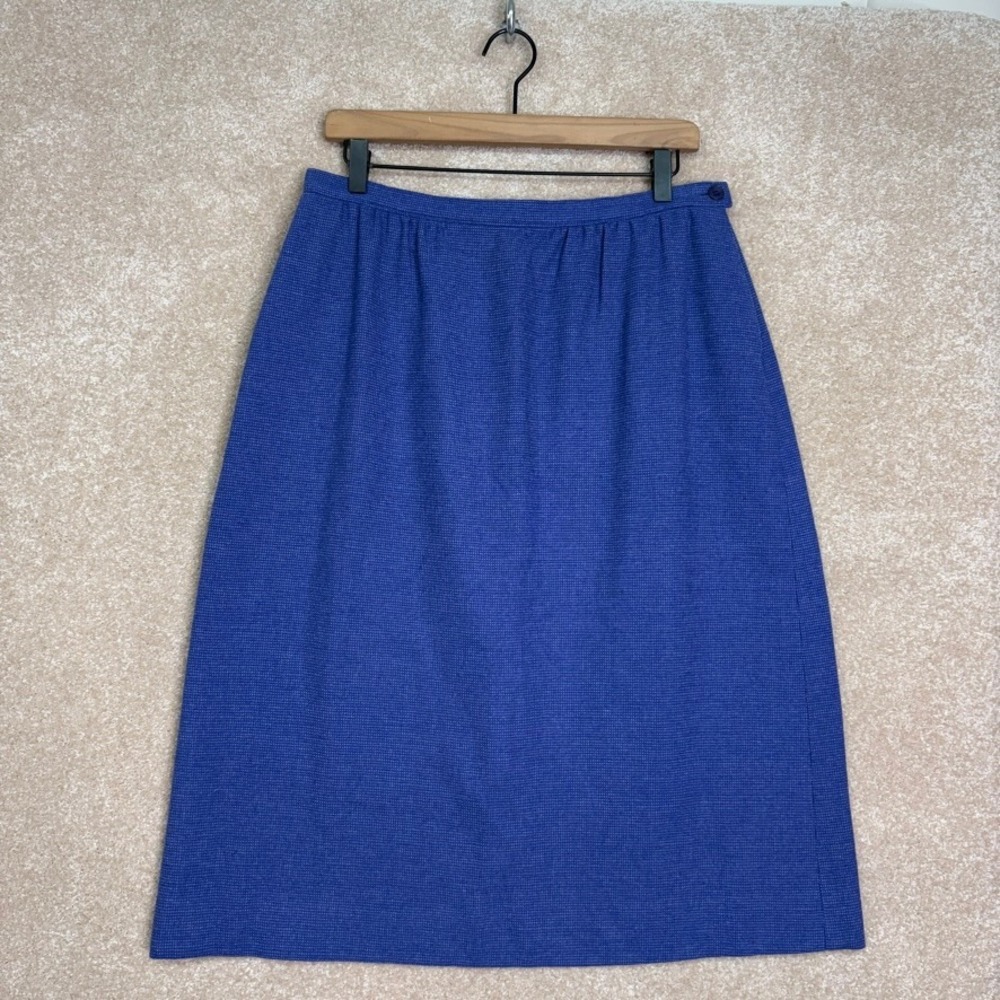 Vintage Pendleton Wool Pencil Skirt Size 18 32" Waist‎ Work Office Academia USA